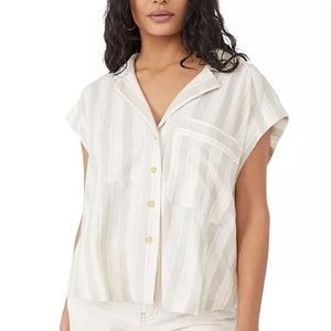 Free People Striped Shirt